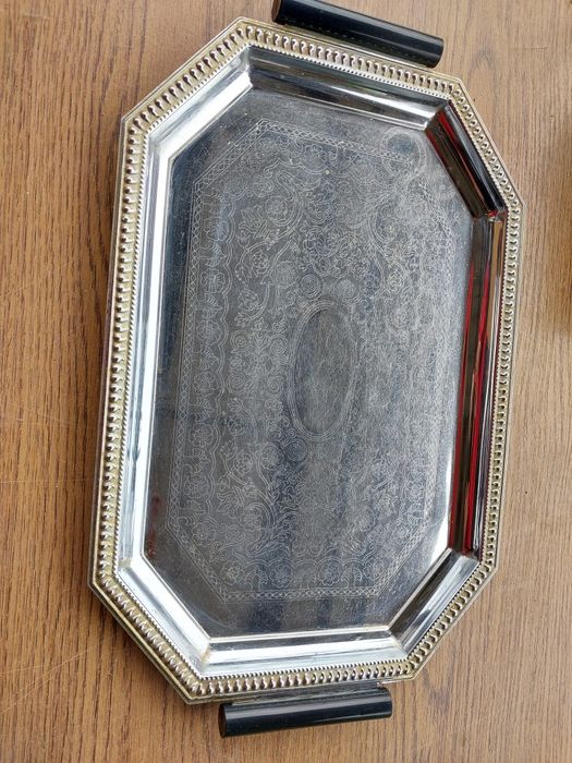 Taca do serwowania kawy, herbaty, deserów, posiłków 43 x 30 cm