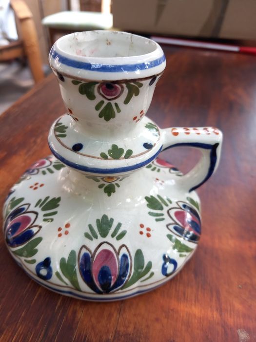 Świecznik z mosiądzu.