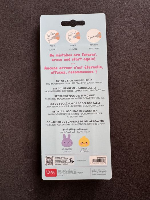 Canetas Legami colecao Pascoa 2025