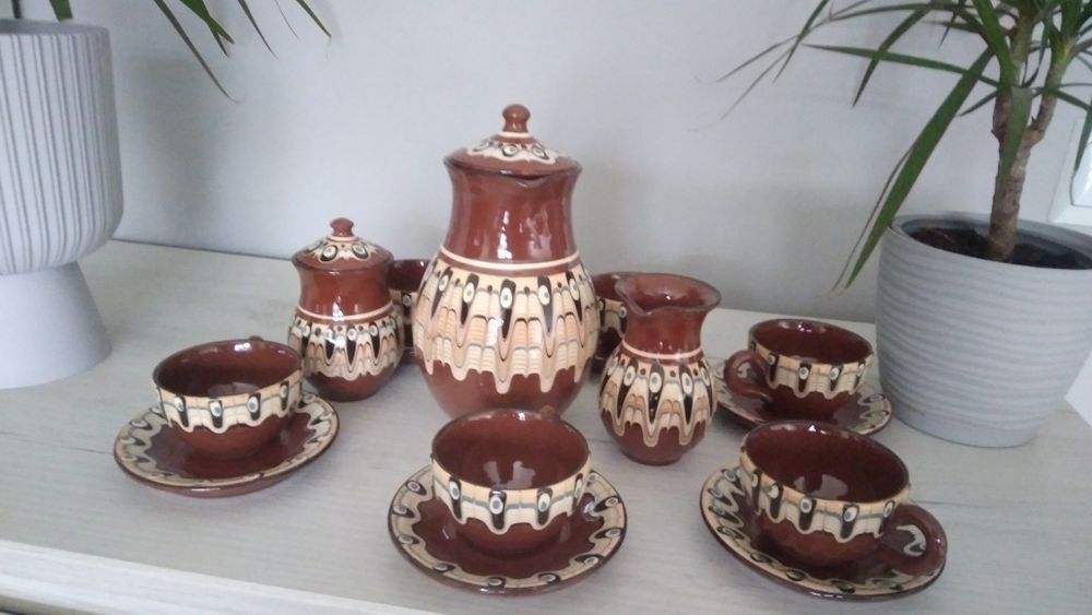 Ceramiczny komplet  z Rumunii