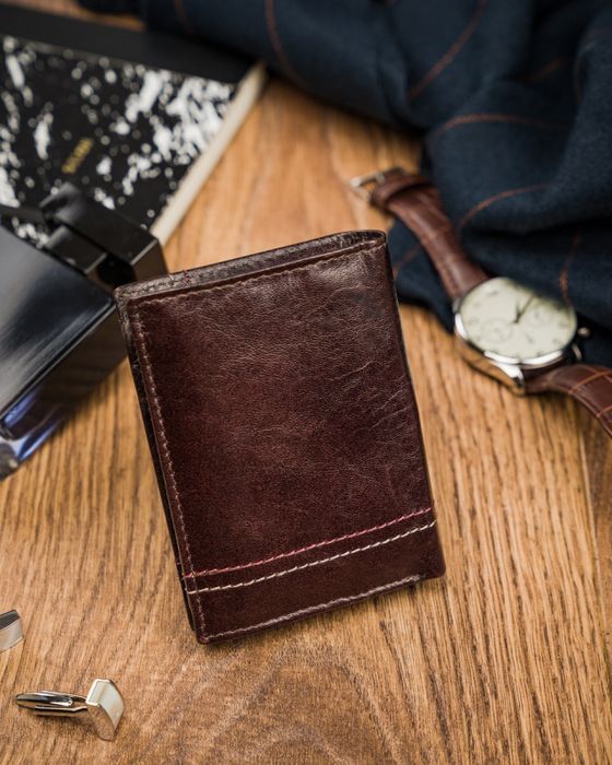 portfel męski skórzany n20191-vtk-d brown