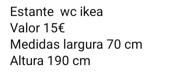 Estante para casa de banho