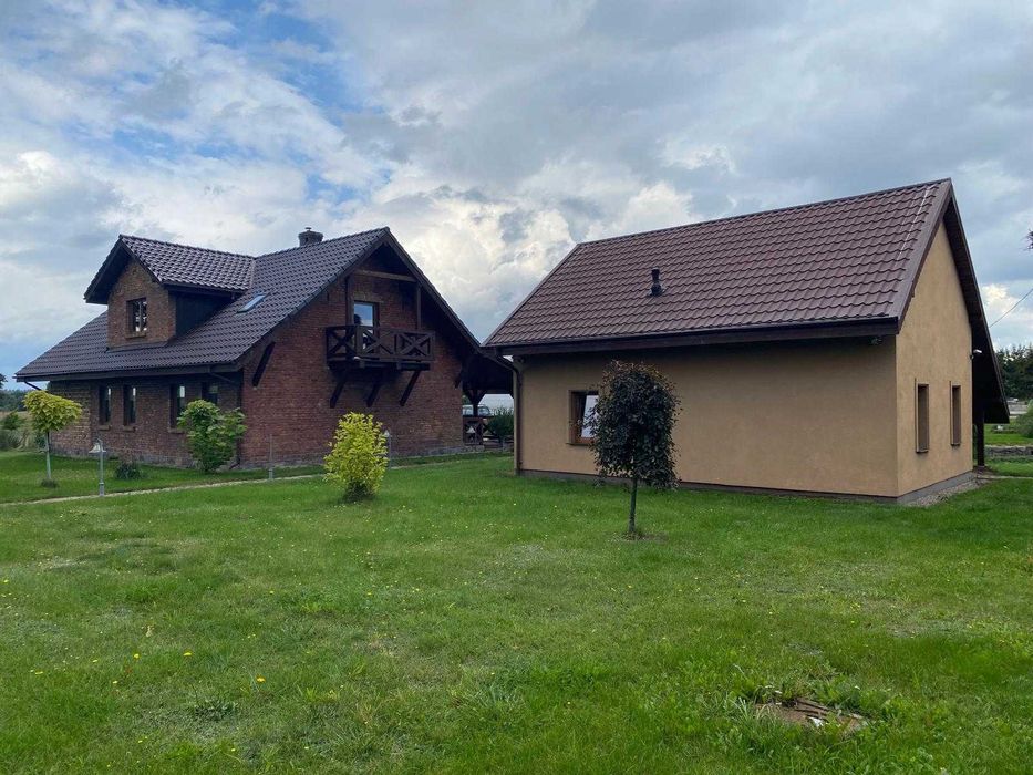 Dom 200 m wyposażony +hala2 megazyny,budynek biurowy z socjalem działka 1.1 ha Parsecko kolonia