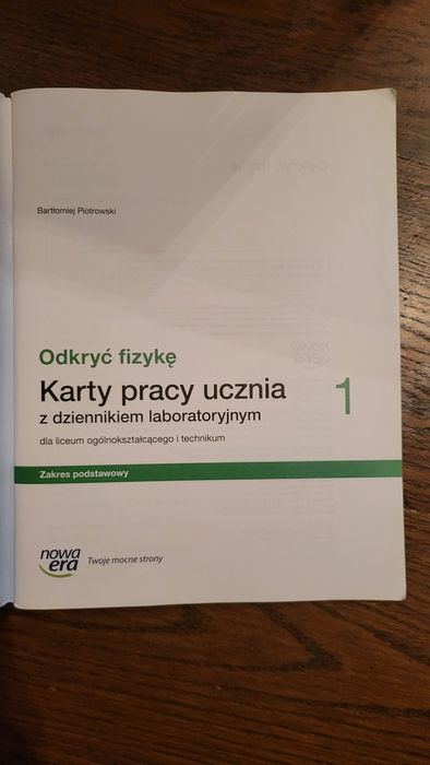 Odkryć fizykę 1 Karty pracy