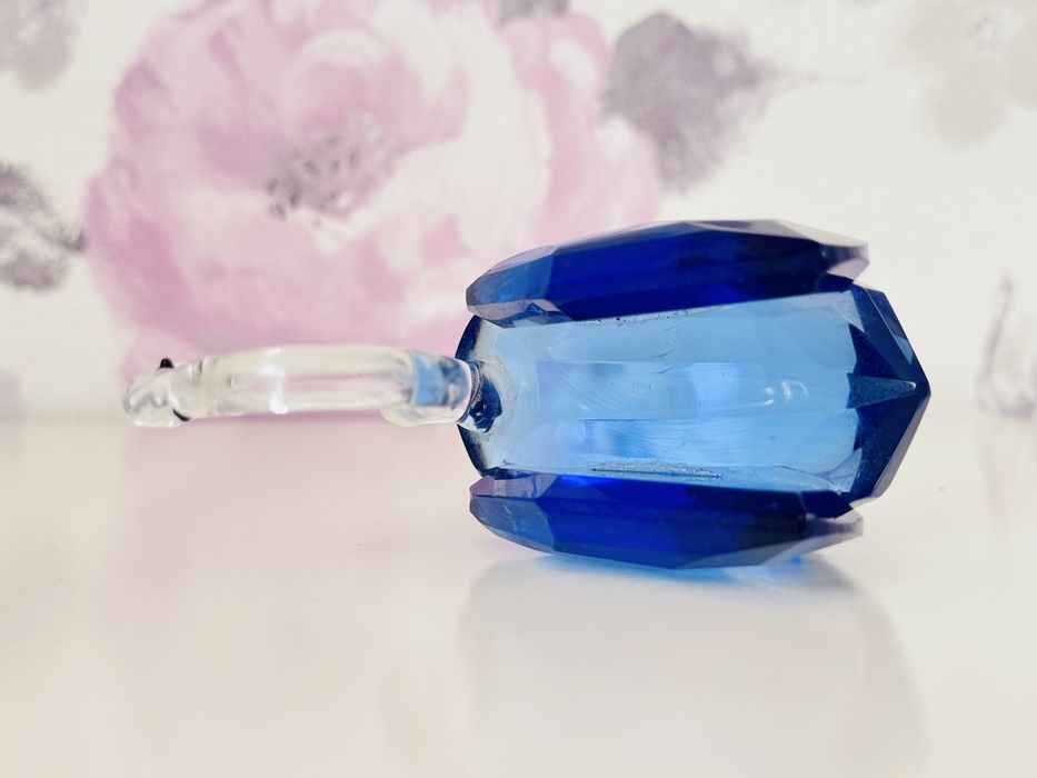 Figurka ozdobna , szklany kryształowy łabędź