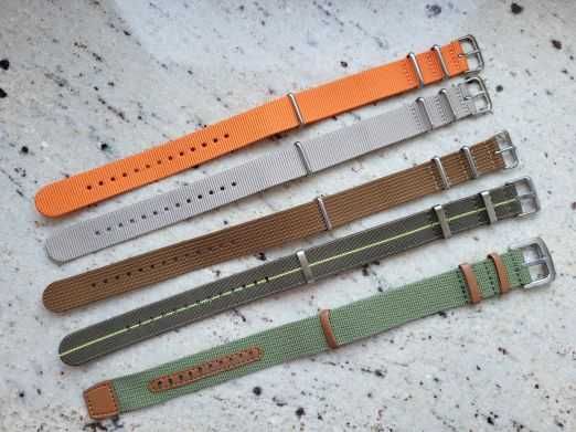 4 fabrycznie nowe paski do zegarka "nato/zulu" 18 mm! Tanio!
