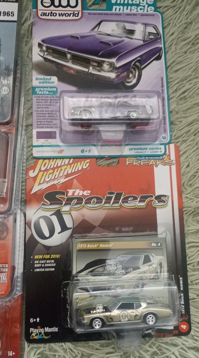 Машинки моделі greenlight, auto world, Johnny lightning