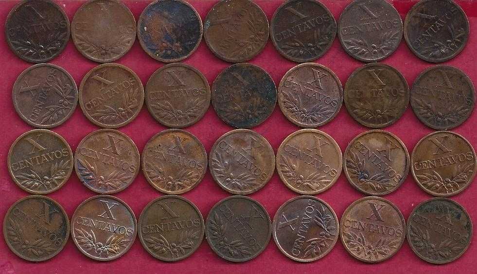 Coleção   Completa  x   Centavos  de 1942 a 1969 -- 28 Moedas