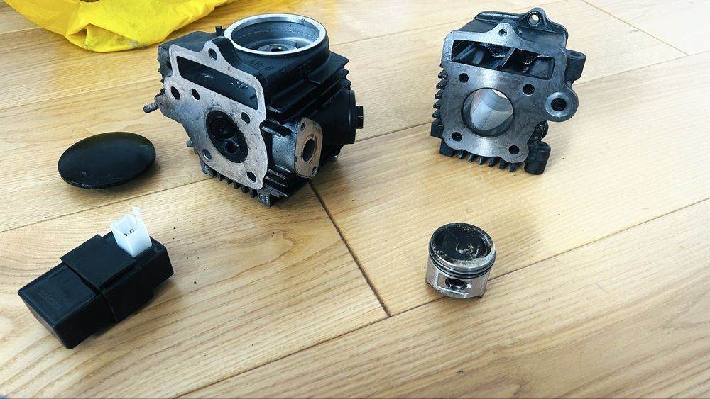 Okazja! Cylinder  50 cc + tłok + głowica + moduł 139fmb JAK NOWE