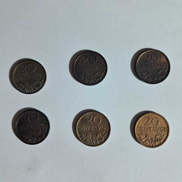 Moedas de 20 centavos