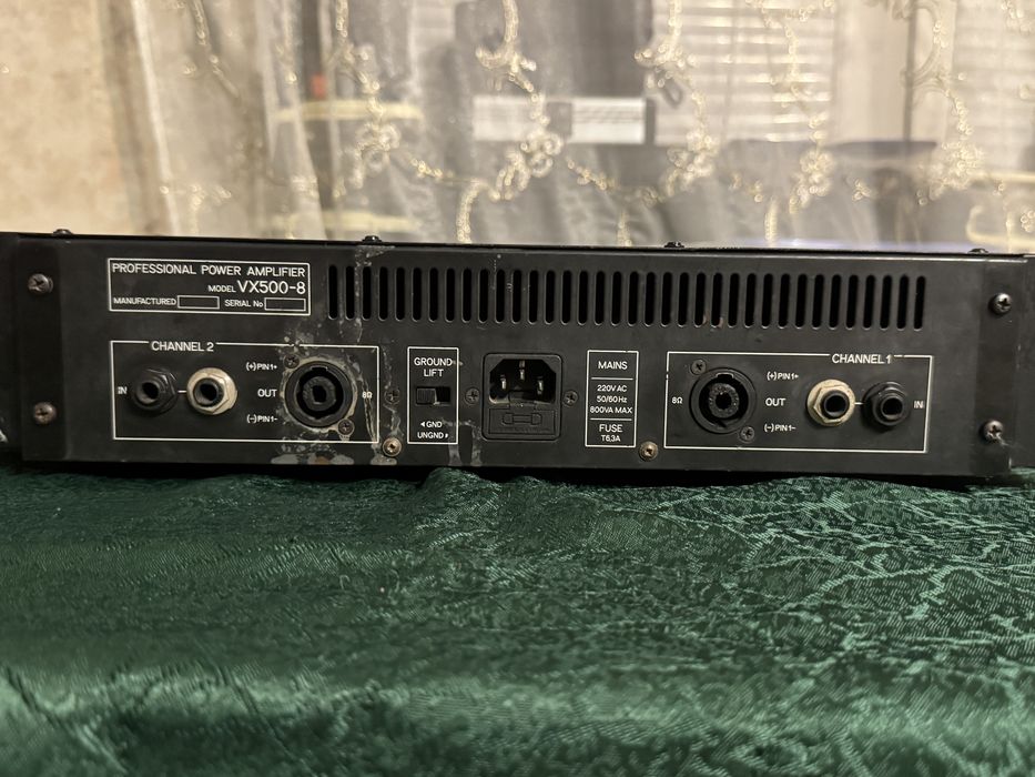 Підсилювач потужності Park Audio VX500-8 (2х250 Вт 8ом) / Студійний та інсталяційний підсилювач