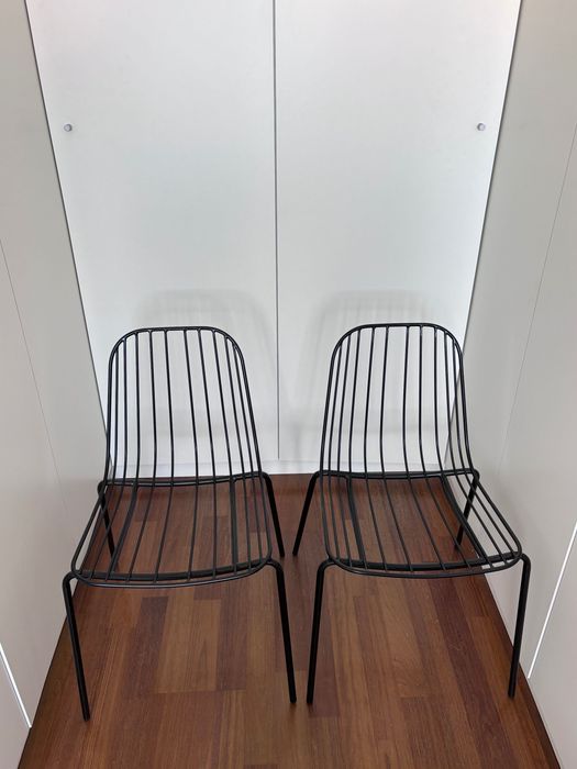 Cadeiras em aço conjunto 2