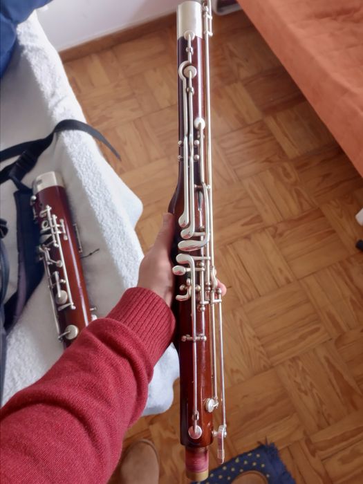 Fagote Fox Renard 222 com chave de de mi adicionada na própria fábrica. Tudel heckel CC1