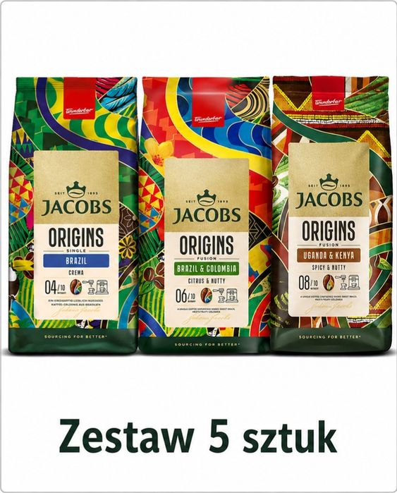 Kawa ziarnista Jacobs 1000g - 10 sztuk