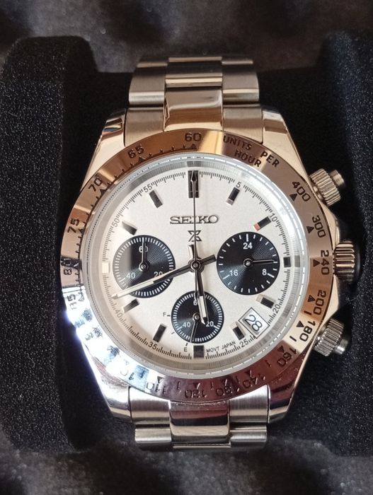 Relógio Cronógrafo Seiko VK63 "Panda"
