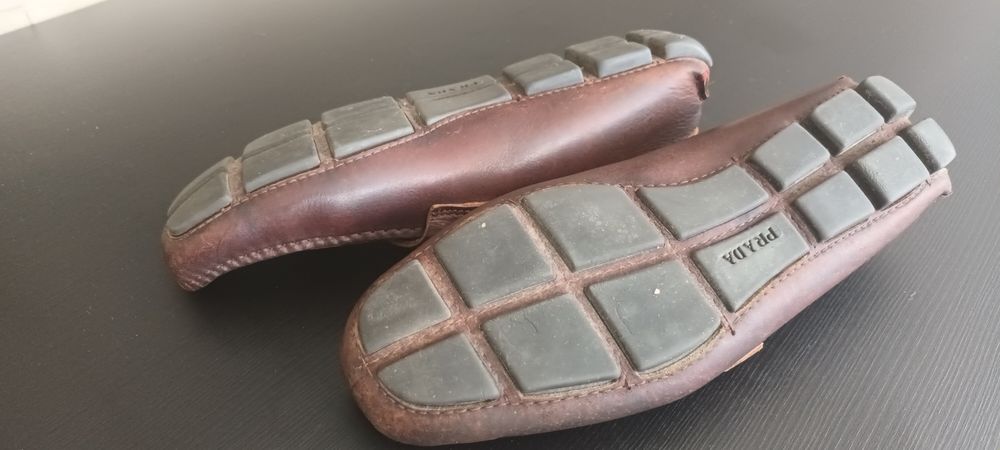 Prada mocassins pele para homem