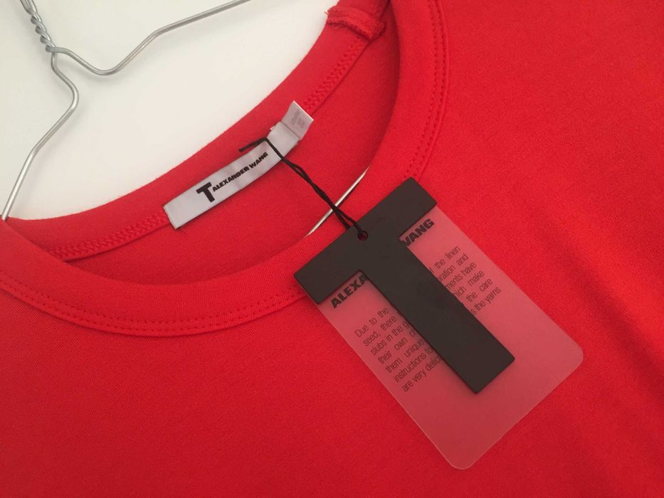 Alexander Wang sukienka mini tuba czerwona S