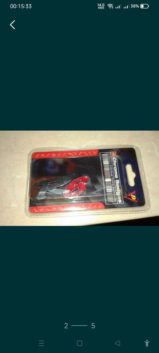 Шильдик эмблема R6 оригинал .