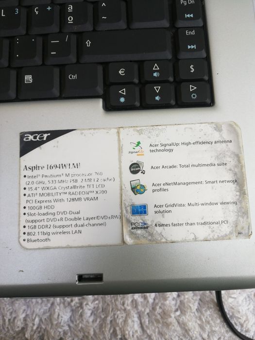 Acer Aspire 1694WLMi