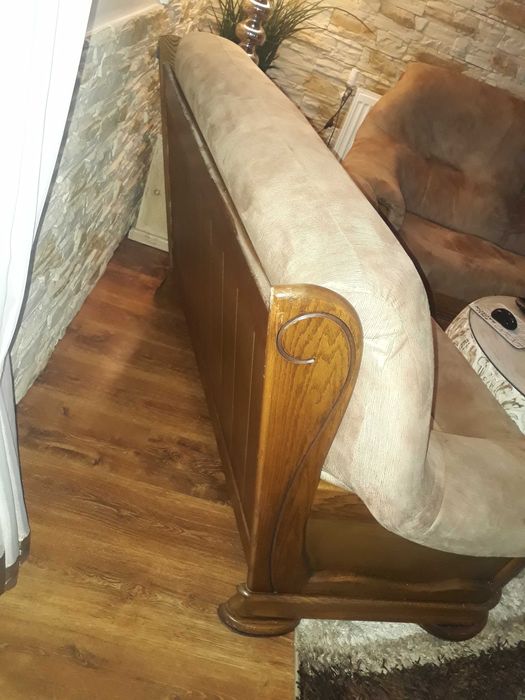 Sofa 3+2+1 dębowa
