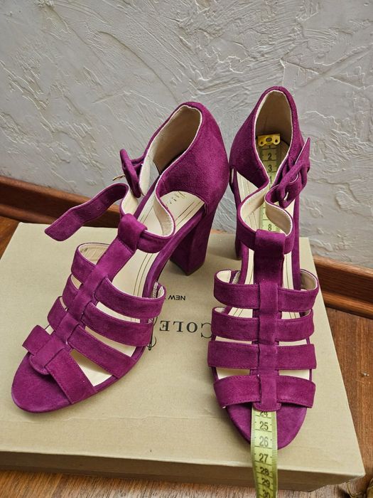 Яскраві босоніжки туфлі на підборах Cole Haan 39 40 41