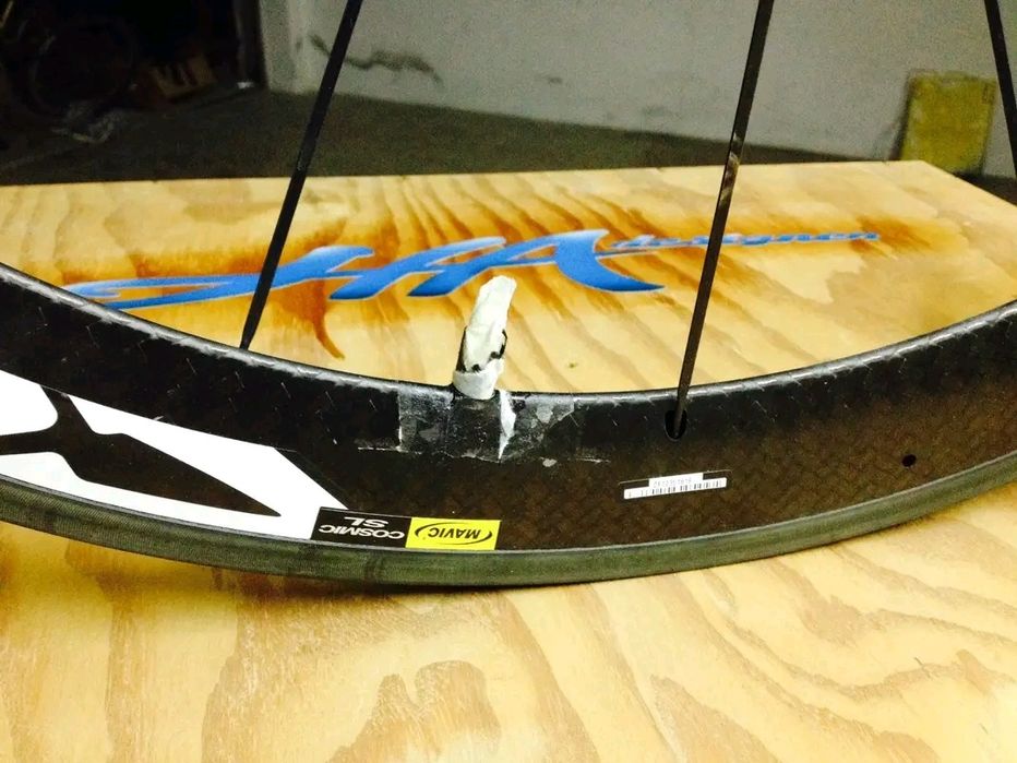 Reparação de quadros de carbono