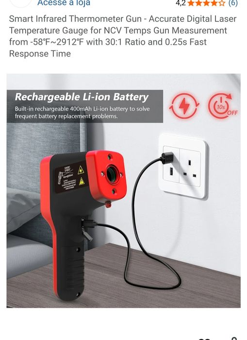 Termómetro infravermelhos