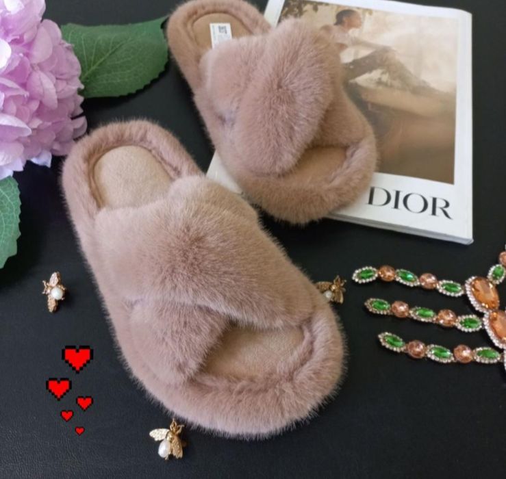 Пухнасті тапочки 36/37.38/39.40/41