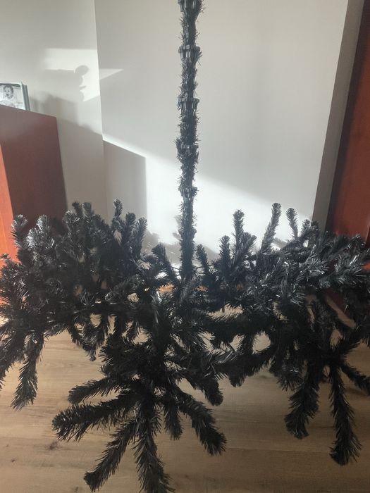 Árvore Natal preta 2,10m