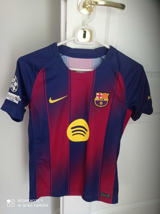 Nike FC Barcelona oryginalna koszulka dziecięca 137-147 cm