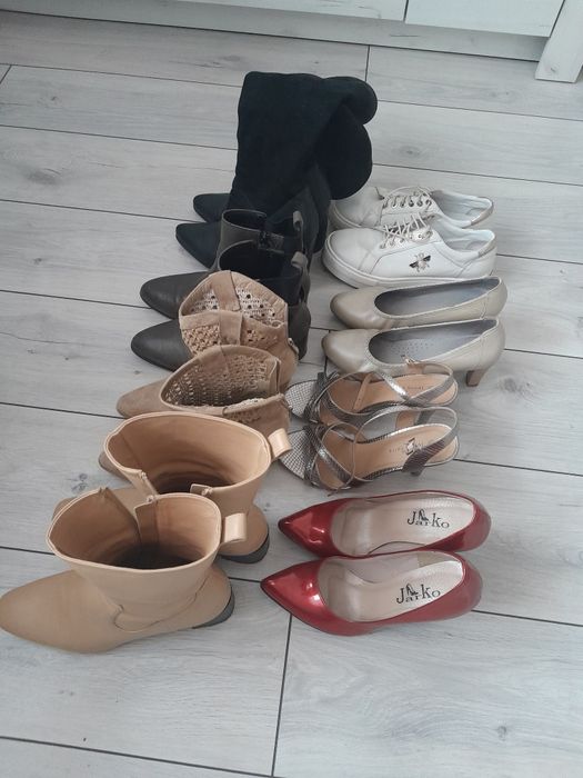 Buty damskie 38 szpilki sandały botki kozaki