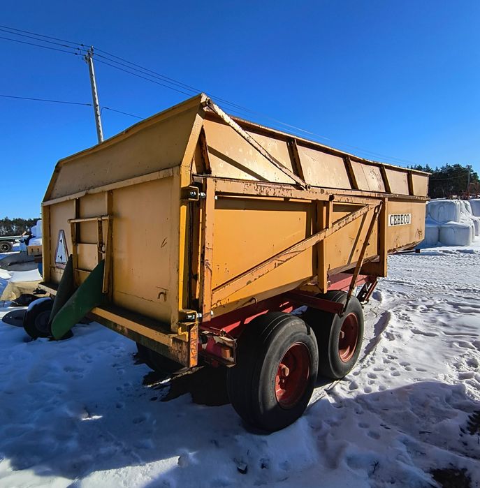 Przyczepa Skorupowa 12T Cebeco Wywrotka Tandem Skorupa