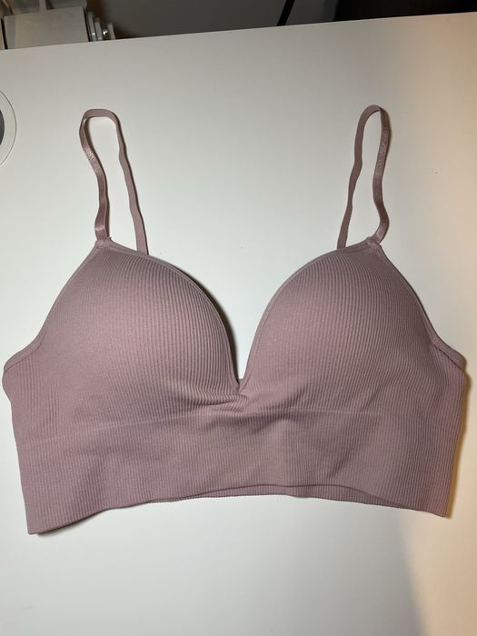 Viralowy stanik Pepco różowy M