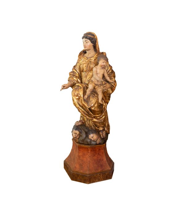 Escultura Nossa Senhora menino Jesus | século XVIII