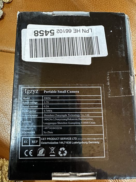 Міні Камера 1080P підтримує відеознімання з аудіозаписом