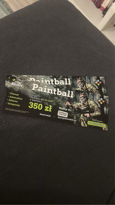 Voucher Paintball