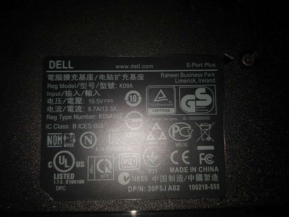 Port Replicator Dell E-Port Plus E series