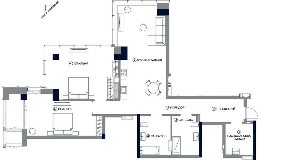 Без Комісії! Квартира, 2к. ЖК А136. Антоновича, 136, Голосіївський р-н