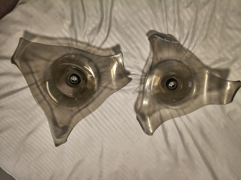 Lampa plafon vintage polam Pułtusk lata 60