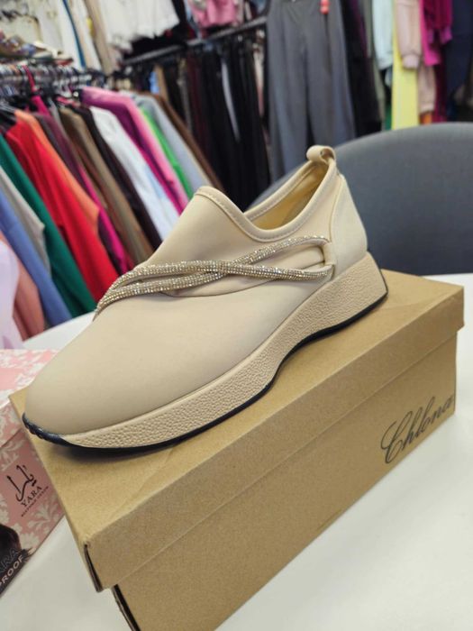 Sneakersy beżowe eleganckie blink lekkie r. 41,5 - 42 !!!