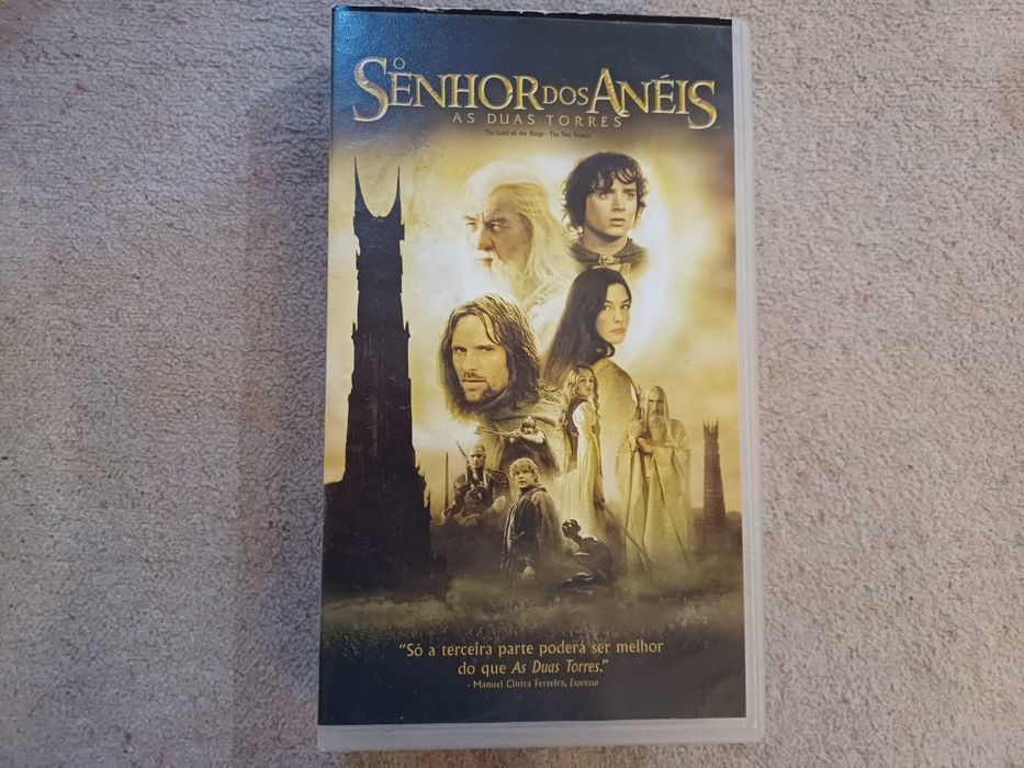 VHS - O Senhor dos Anéis - As duas torres, com Elijah Wood; 2002
