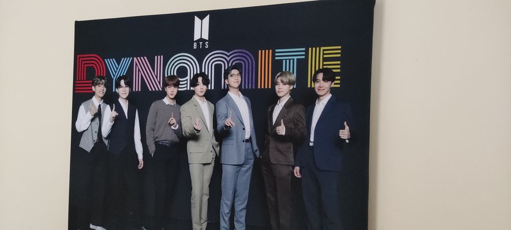 Quadro da banda BTS