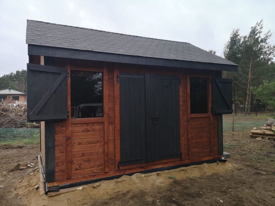 Szopa narzędziowa, domek ogrodowy, drewutnia