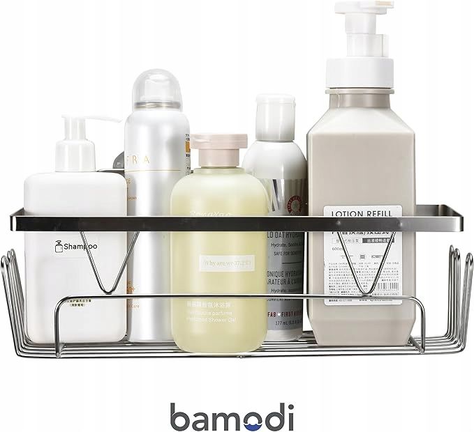 Półka Łazienkowa Pod Prysznic Na Szampony Mydła Z Wieszakami