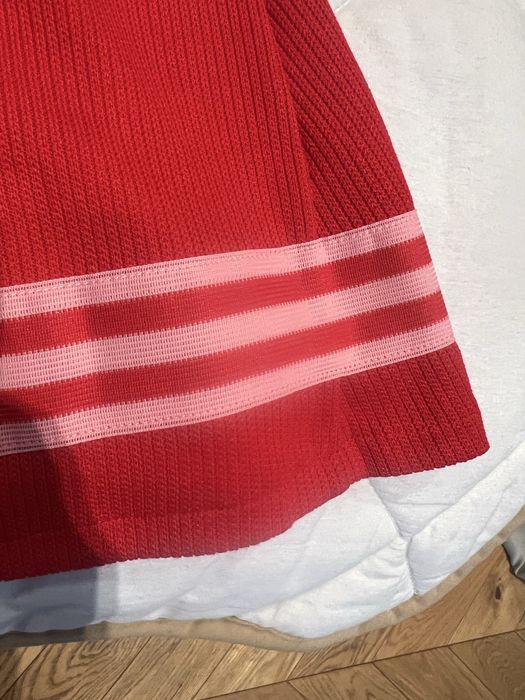 Адідас спідниця червона хл