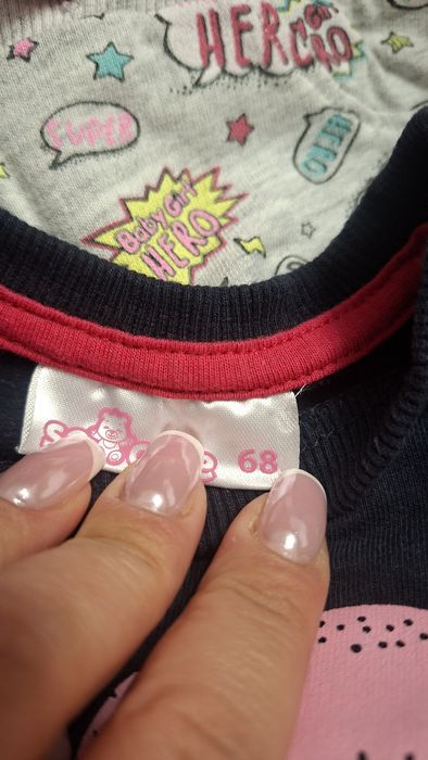 bluza dla dziewczynki roz. 68 Jeżyk i Grzybek