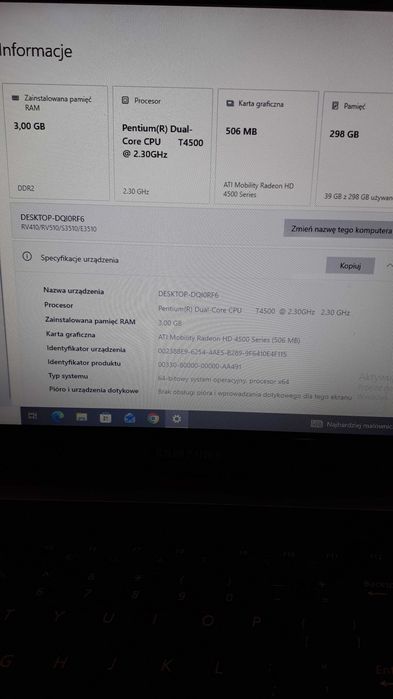 Laptop Samsung notebook