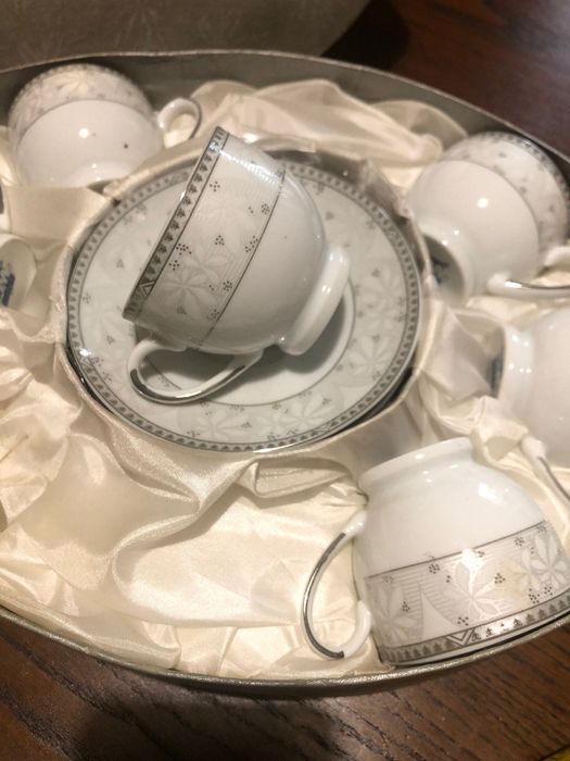 Conjunto de 6 chávenas de chá