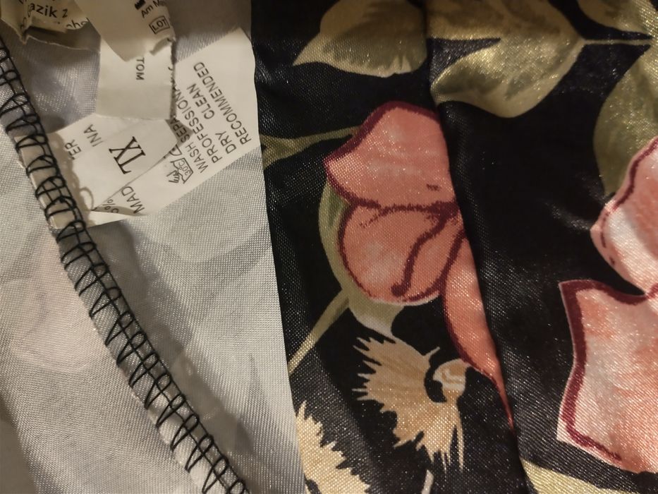 Szlafrok damski wiązany paskiem