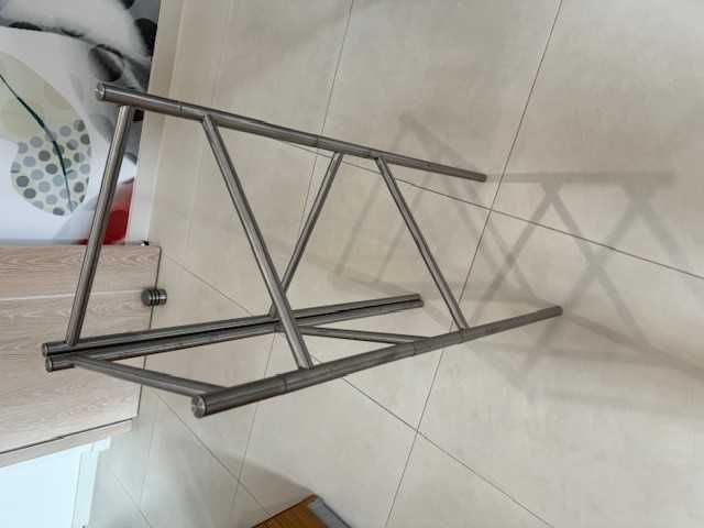 Toalheiro extensível, aço inoxidável